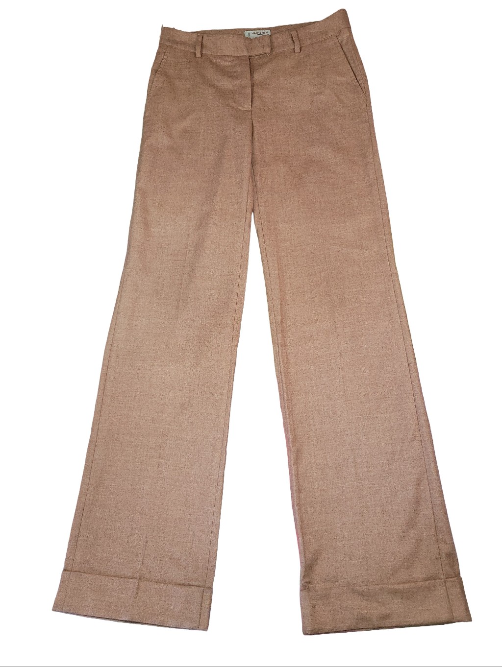 Alberto Biani Couture Italian Wool Cashmere Blend Trousers Size 40 Italian (Us4)
